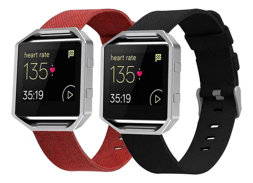 Fitbit blaze fabric band hotsell