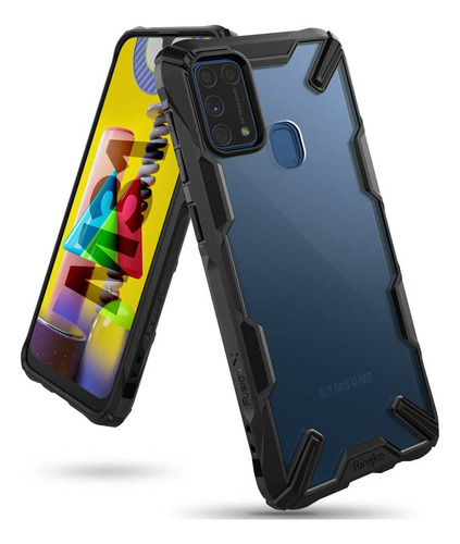 Funda Case Ringke Fusion X  Bumper Para Samsung Galaxy M31 Nombre Del Diseño Fusion X / Xd Color Black