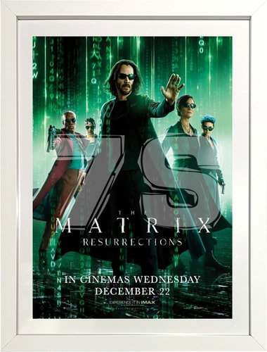 Póster De Matrix: Afiche Matrix Resurrections 1