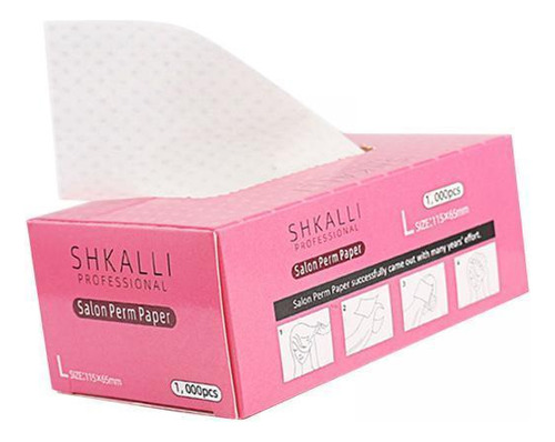 2 X 1000 Uds Papel Para Permanente Del Cabello Papel Para