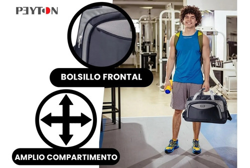 Imagen 4 de 10 de Bolso Deportivo Grande Viajes Envíos Garantía Gym Deporte