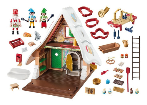 A Playmobil 9493 Panadería Papá Noel Navidad Playlgh
