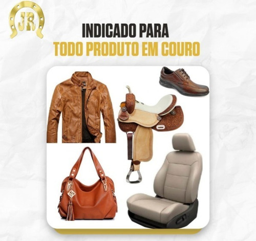 Imagem 9 de 10 de Kit Limpa Couro + Tira Manchas E Mofos + Hidrata Couro Jr