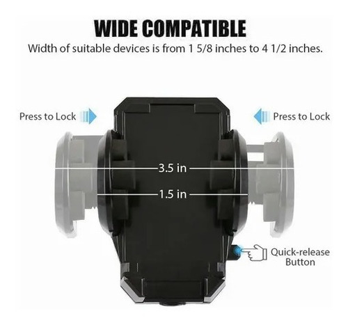 Soporte Para Teléfono De Coche Rotación 360*20 Pzs