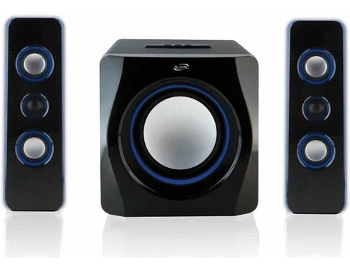 Bocina iLive speaker system ilive con bluetooth negra 110V 