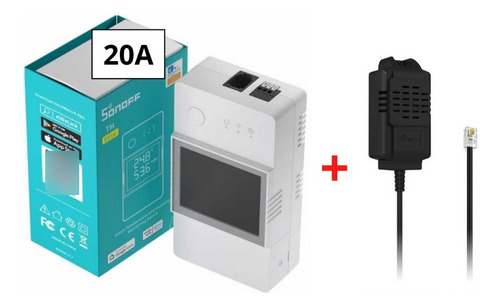 Sensor de temperatura y humedad Sonoff Thr320d Elite + Ths01