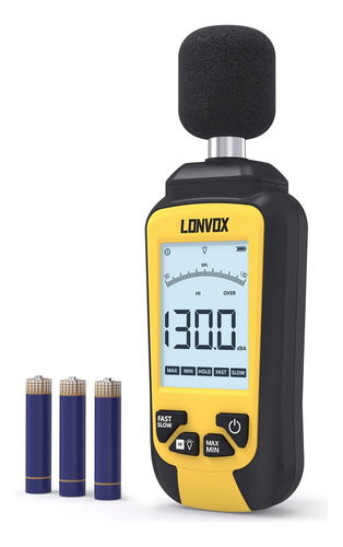 Medidor De Decibeles Lonvox Modelo Spl 30 A 130 Dba