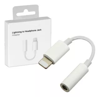 Adaptador Compatible Con iPhone Lightning 3.5mm Auxiliar