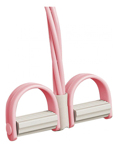 Bandas De Resistencia Tirador De Pedal Elástico Rosa