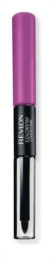 Batom Revlon Lipcolor ColorStay Overtime cor neverending purple brilhante