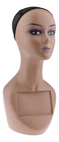 52 Cm Cabeza Modelo De Maniquí Estante De Labio Morado