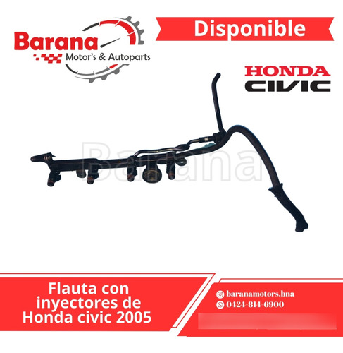 Flauta E Inyectores Honda Civic 2005
