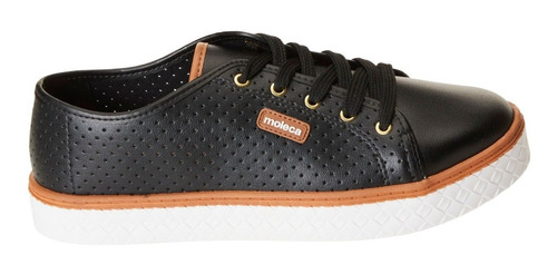 Tênis Casual Feminino 5712-205 Com Microperfuros Moleca