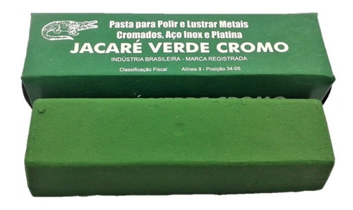 Pasta Verde Polimento E Afiação 400g Original Jacaré Ourives