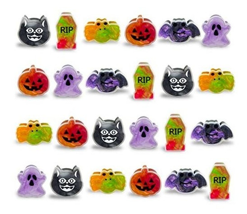 Qingqiu 24 Pack Halloween Slime Kit Colorido Slime 2xpr C