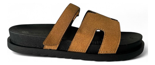 Sandalias Mujer Planas Cómodas Bajas Negras Sin Plataforma