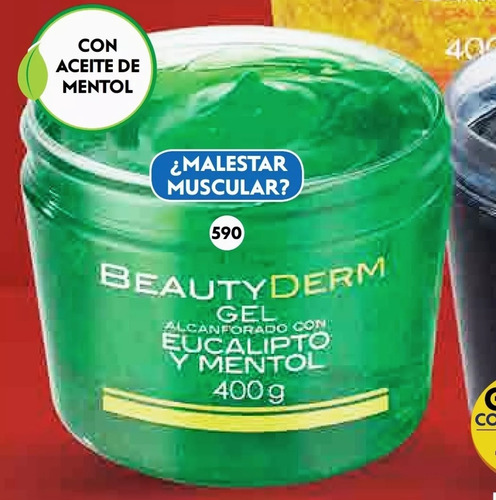 Gel Alcalforado Con Eucalipto Y Mentol 400 G