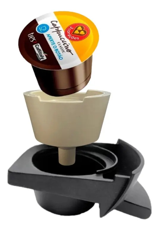 Adaptador Cápsulas Três Corações Para Cafeteira Dolce Gusto