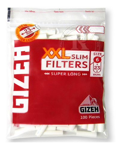 Filtros Gizeh Slim Super Largos Xxl