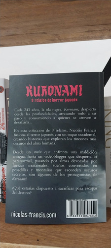 Kuronami: 9 Relatos De Horror Japones (junji Ito, Uzumaki)