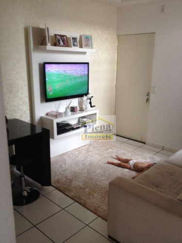 Imagem 2 de 8 de Apartamento Com 2 Dormitórios À Venda, 49 M² - Jardim Santa Maria (nova Veneza) - Sumaré/sp - Ap1054