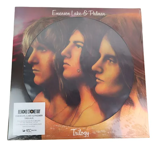 Emerson Lake & Palmer Lp Picture Disc Trilogy Lacrado Disco