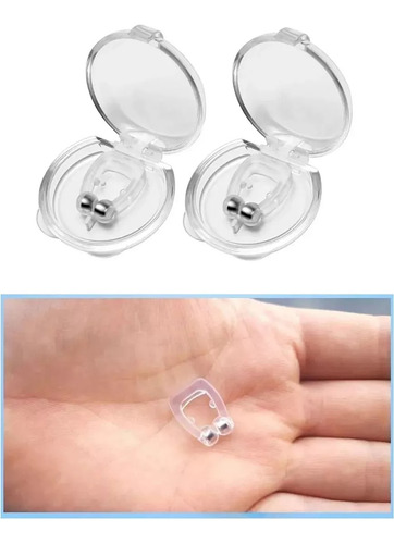 Clip Nasal Antironquidos Con Estuche Para Dormir O Deporte