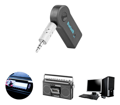 Receptor Bluetooth Recargable Adaptador De Audio 3.5mm