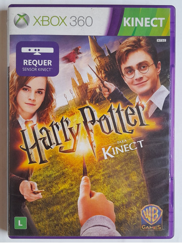 Jogo Harry Potter Para Kinect Original Xbox 360 Fisico Cd.