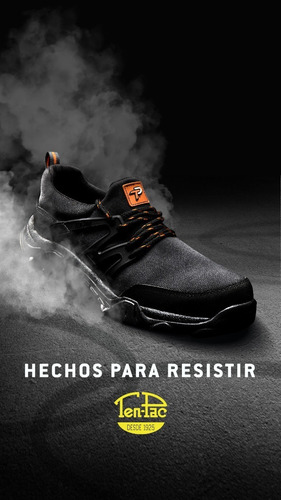 Imagen 7 de 10 de Calzado De Seguridad Ten-pac Choclo Indestructible Negro