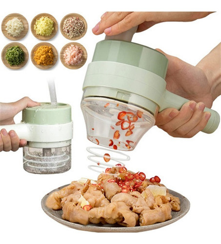 Mini Picadora De Verduras Eléctrica De Mano Para Picar Alime