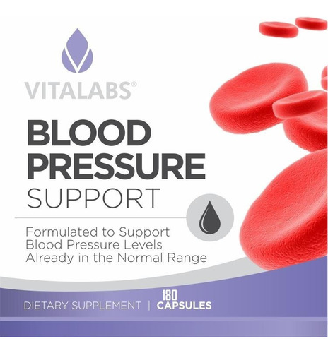 Vitalabs I Soporte De Presión Arterial I 180 Capsulas I Usa