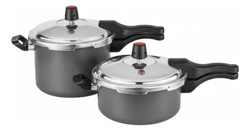 Jogo De Panelas De Pressão  Antiaderente 3l 4,5l Aluminio Fort-lar