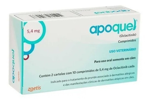 Imagem 1 de 1 de Apoquel Dermatológico Anti Coceira P/ Cães 16 Mg Zoetis