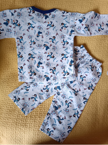 Pijama Niño Abrigado Talla 4 De Dos Piezas
