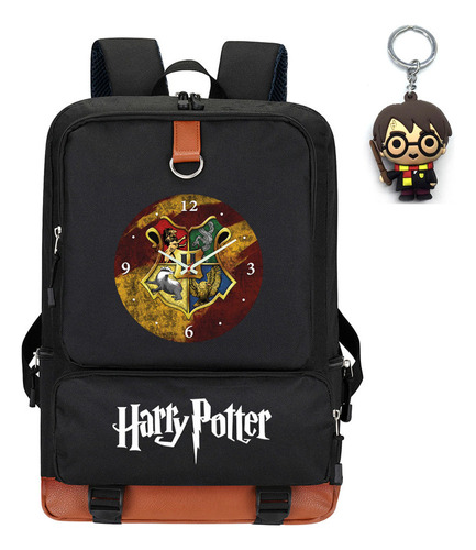 Mochila Escolar De Gran Capacidad De Harry Potter Con Llaver