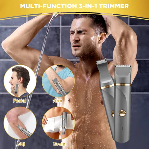 Cortadora De Pelo Corporal Para Hombres, Afeitadora Elctrica