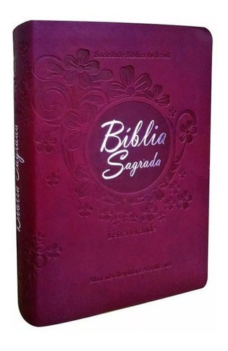 Imagem 2 de 4 de Bíblia Sagrada Feminina Letra Grande Vinho + Índice