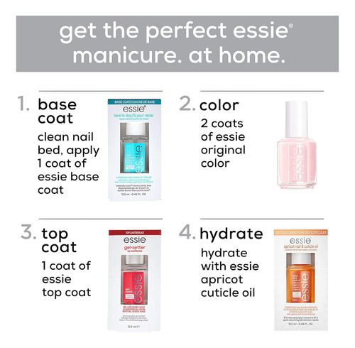 Esmalte De Unhas Essie Good To Go Top Coat 135 Ml Sem 8 G V