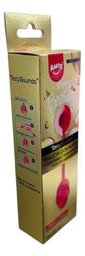 Paleta De Caramelo Con Audio Tasty Sounds - Feliz Cumpleaños