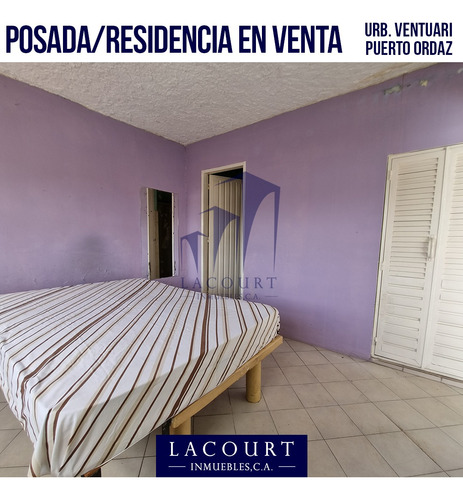 En Venta. Posada - Residencia De 20 Habitaciones A Pie De Calle - Ubicada En La Urb. Ventuari - Puerto Ordaz #vd