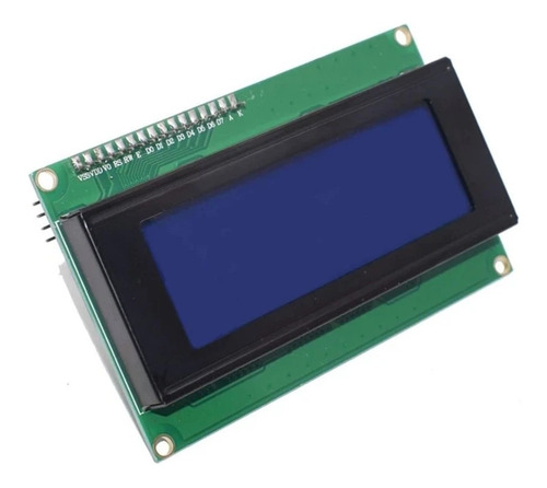 Display Lcd 16x4 1604 I2c Fundo Azul Arduino