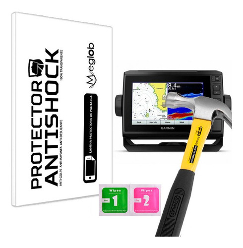 Protector De Pantalla Anti-shock Garmin Echomap Plus 72cv