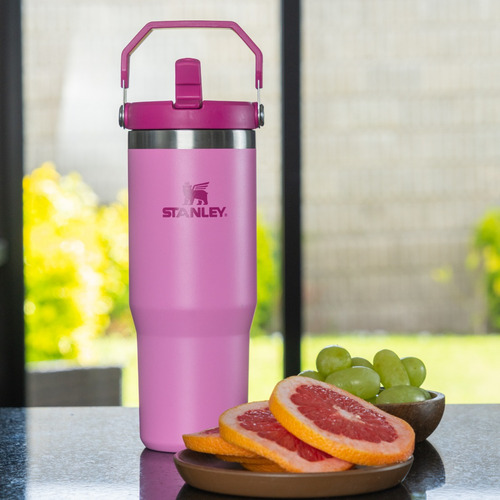 Vaso Iceflow Flipstraw Tumbler Peony 887ml Stanley Peony