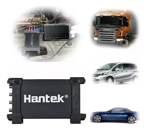 comprar Osciloscópio Digital 4ch 70mhz 1gb\u002Fs Hantek 6074be + Nf-e