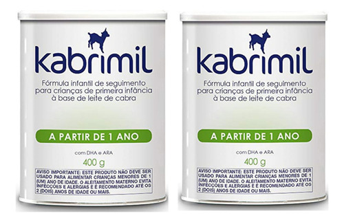 Fórmula Infantil Kabrimil Leite De Cabra 400g