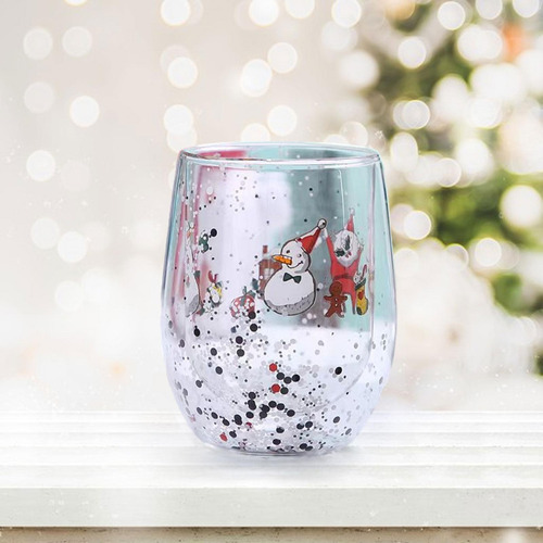 Taza Bonita De Árbol De Muñeco De Nieve De Navidad