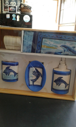 Set De Baño Ceramica 5 Pizas