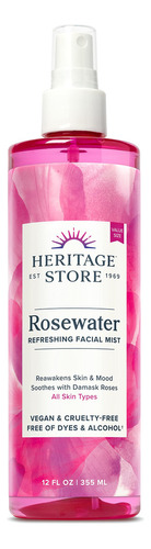 Heritage Store Agua De Rosas, Refrescante Niebla Facial Par.