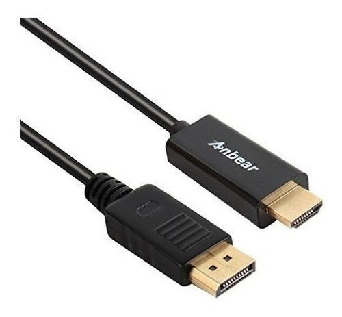 Cable Displayport A Hdmi De 6 Pies, Puerto De Pantalla Anbea